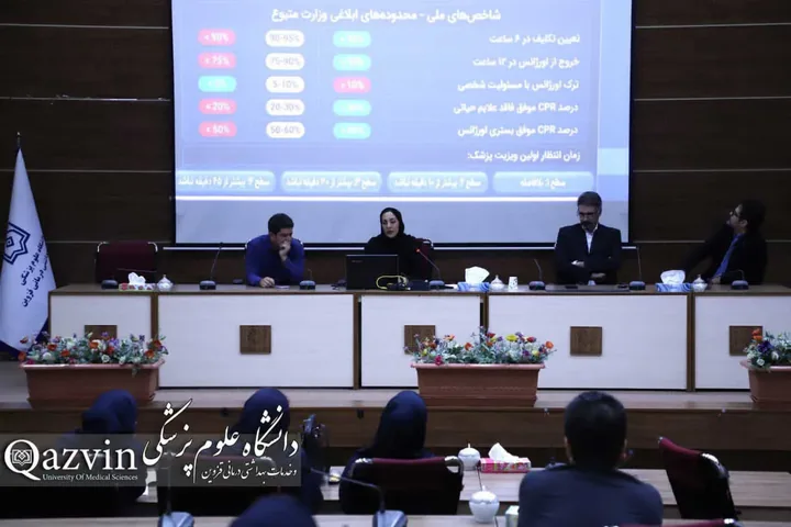 بررسی شاخص‌های عملکرد اورژانس بیمارستان‌های قزوین/ تأکید بر ارتقای کیفیت خدمات درمانی