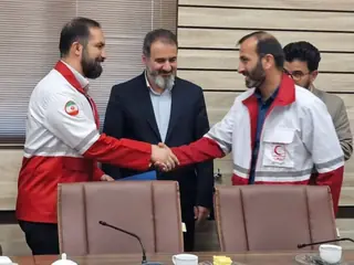 سرپرست جدید اداره حراست جمعیت هلال‌احمر قزوین معرفی شد
