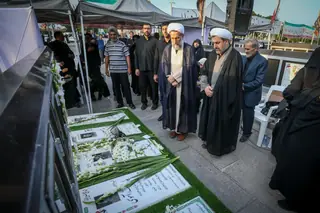 آیت‌الله مظفری در نخستین سالگرد شهادت شهید دکتر مهدی خسروی‌نژاد حضور یافت