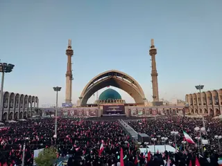 حضور پرشور مردم قزوین در کنار خروش میلیونی ملت ایران در آیین وداع با «آقای شهید ایران»