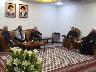 بازدید معاون استاندار قزوین از موکب حضرت سیدالشهدا(ع) اوقاف استان در نجف