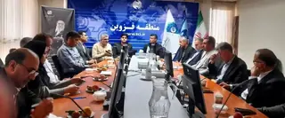 بررسی اجرای پروژه فیبر نوری و پایش تصویری بوئین‌زهرا با حضور فرماندار و مدیر مخابرات قزوین