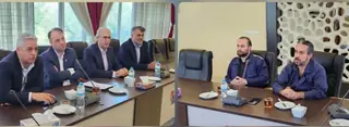 بازدید مدیرکل تأمین اجتماعی قزوین از شرکت‌های آریان فولاد و سیمرغ بوئین‌زهرا