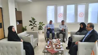 دیدار سرپرست بیمه سلامت استان قزوین با مدیرکل بهزیستی