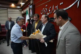 گزارش تصویری تجلیل استاندار قزوین از قهرمانان فراملی استان در سه‌ماهه نخست سال