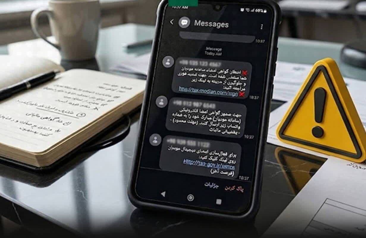 هشدار سازمان مالیاتی درباره پیامک‌های جعلی