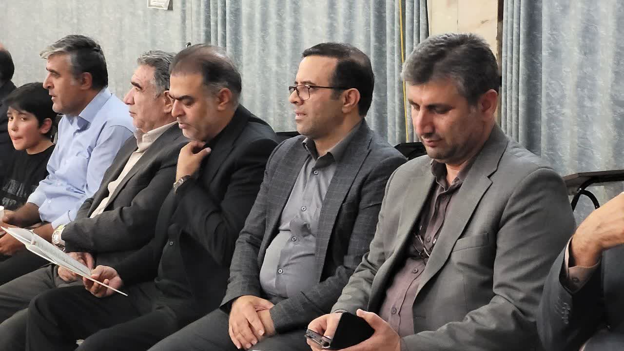 مراسم یادبود مادر مدیرکل زندان‌های قزوین برگزار شد