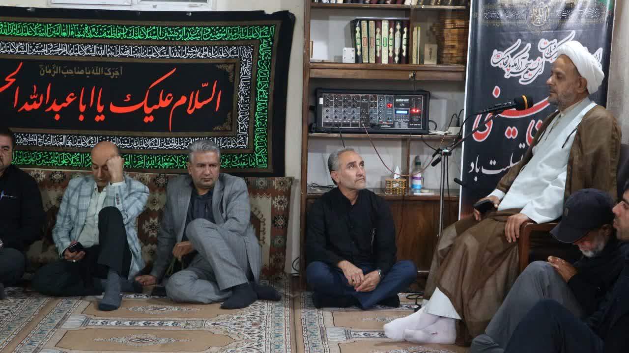 مراسم عزاداری اربعین حسینی در بنیاد مسکن قزوین برگزار شد