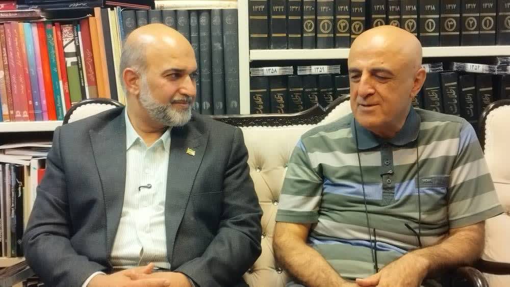 دیدار مدیرعامل صندوق اعتباری هنر با استاد حضرتی‌ها