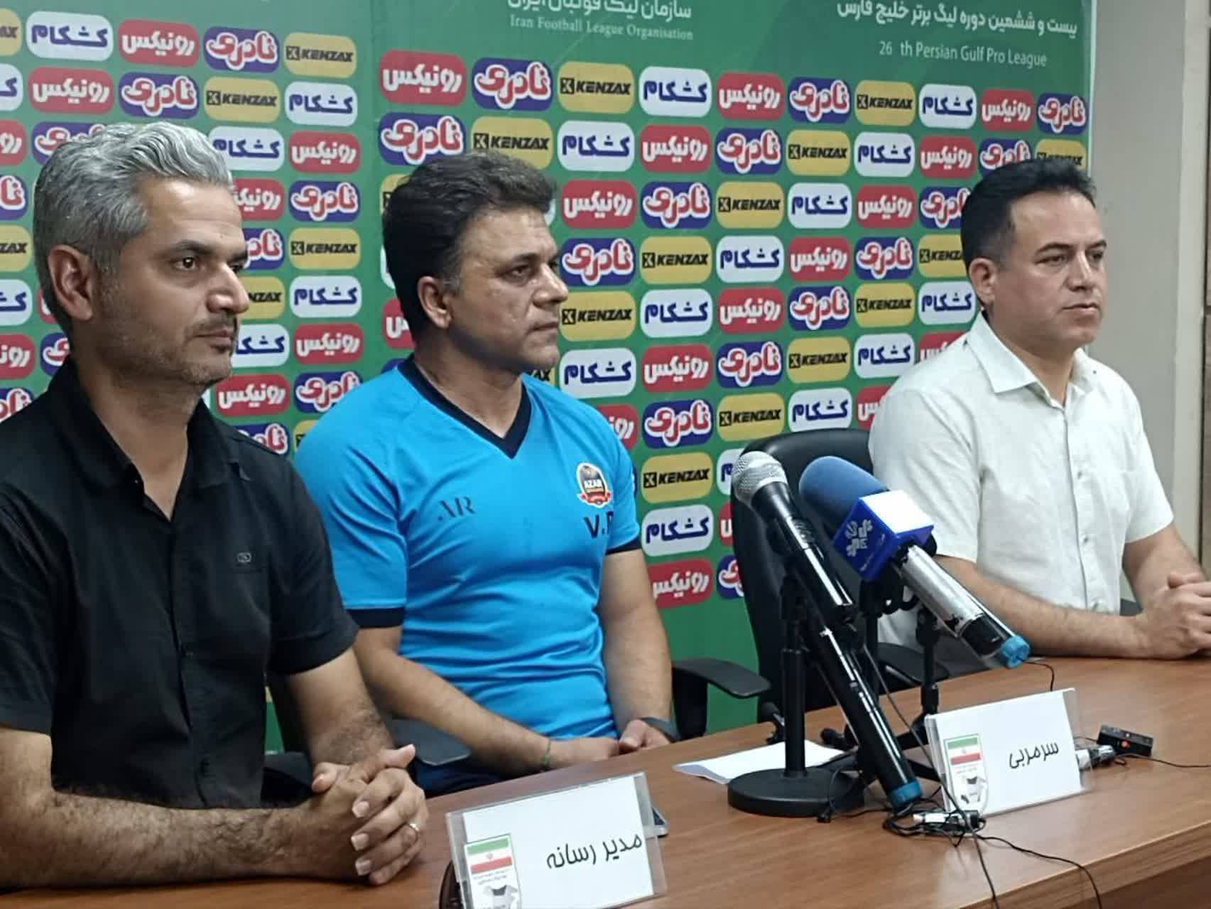 رضایی: جوانان شمس‌آذر آماده درخشش مقابل پرسپولیس‌اند