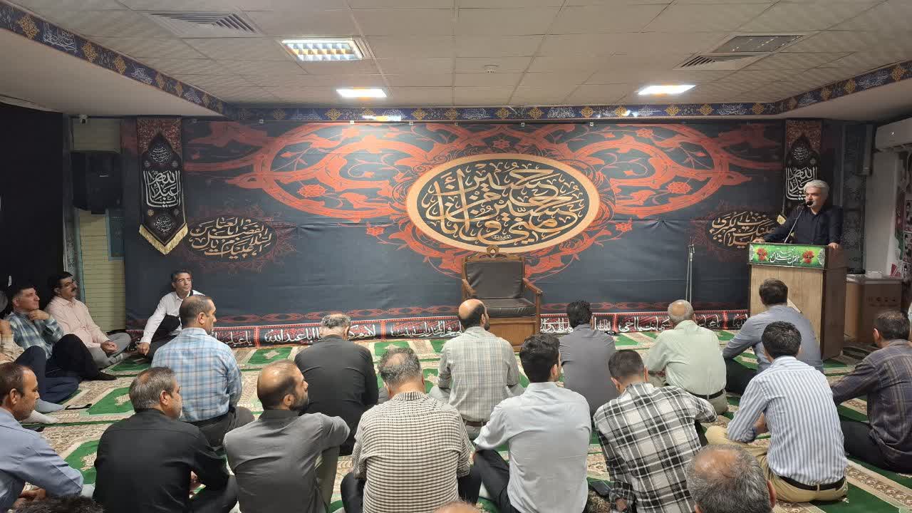 زیارت عاشورا به مناسبت اربعین در شهرداری اقبالیه