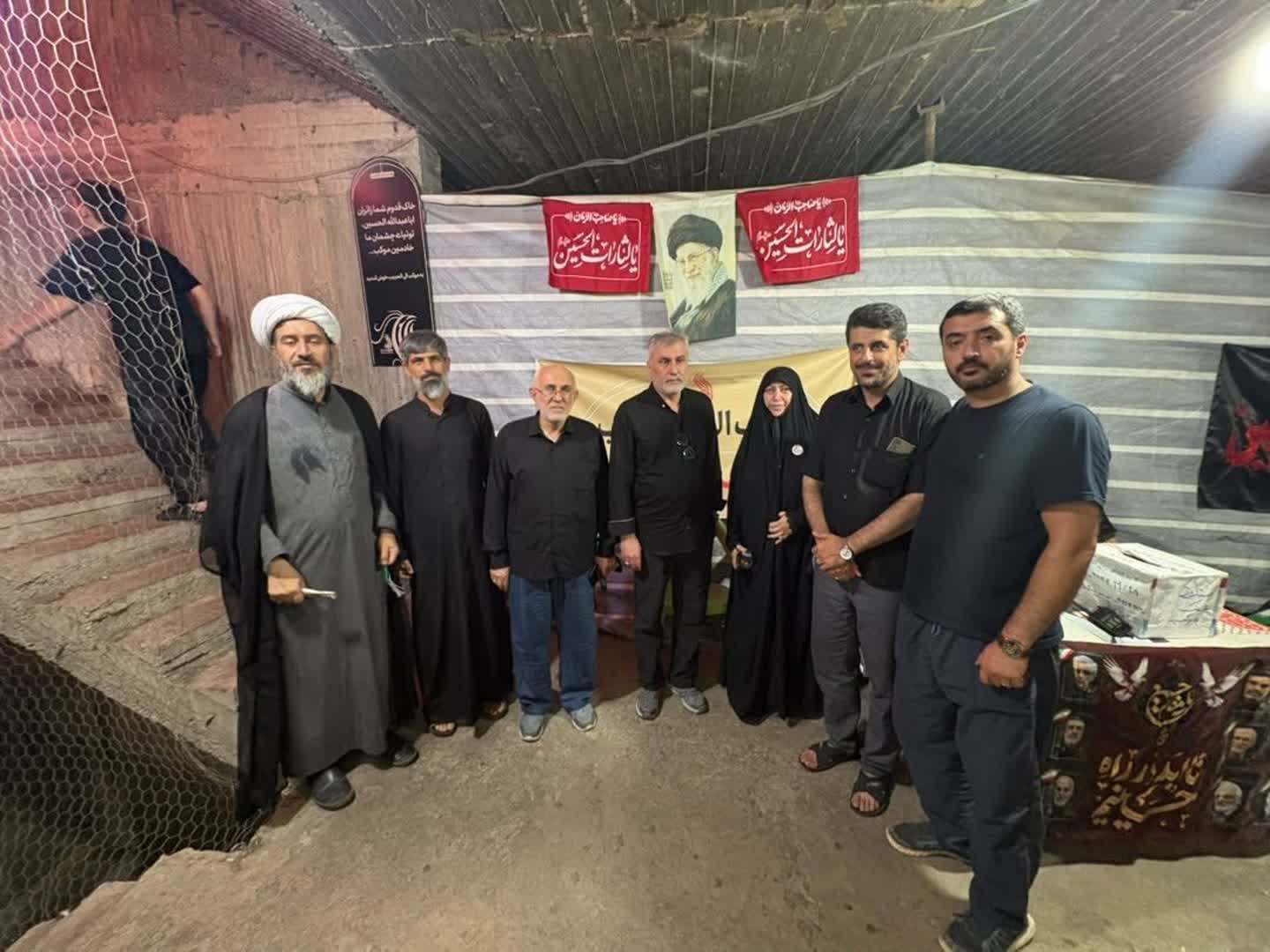 بازدید احمدپور و محمدبیگی از موکب «الی‌الحبیب» قزوین در کربلا
