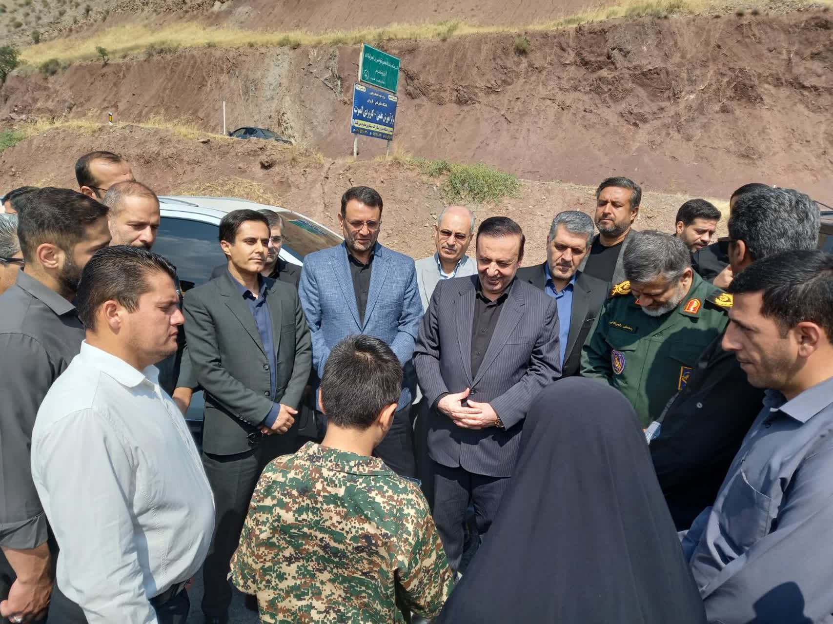 سفر استاندار و فرماندار قزوین به الموت شرقی