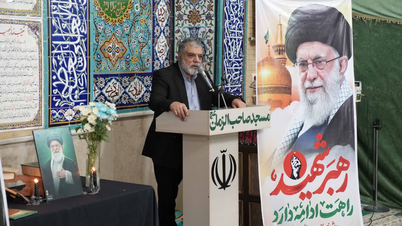 سخنرانی آبنوش در مسجد صاحب‌الزمان(عج) نصرت‌آباد