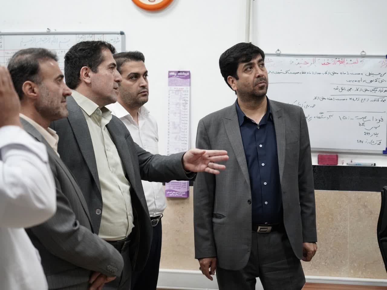 بازدید سرپرست شهرداری قزوین از سازمان اتوبوسرانی