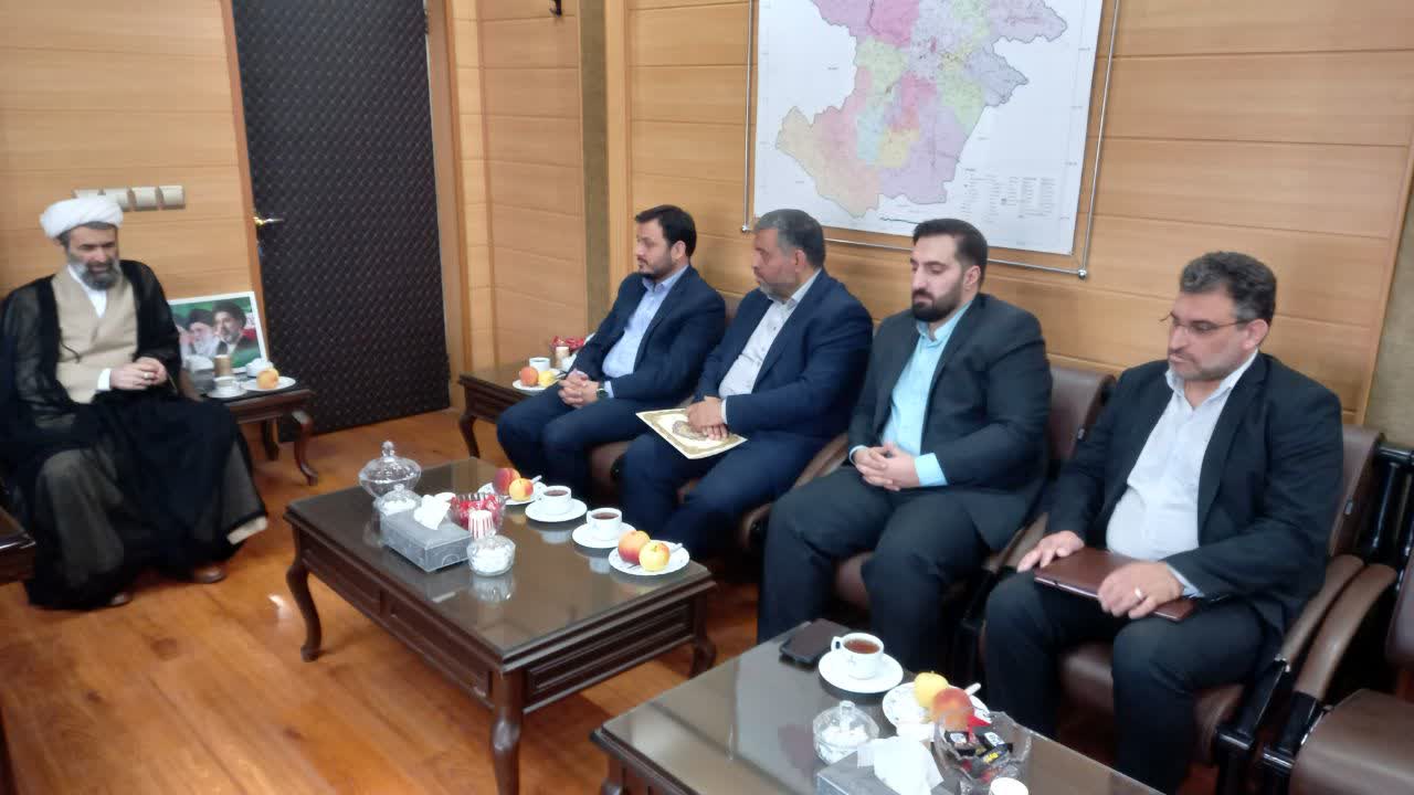 دیدار مدیرکل حقوقی کمیته امداد با رئیس دادگستری قزوین