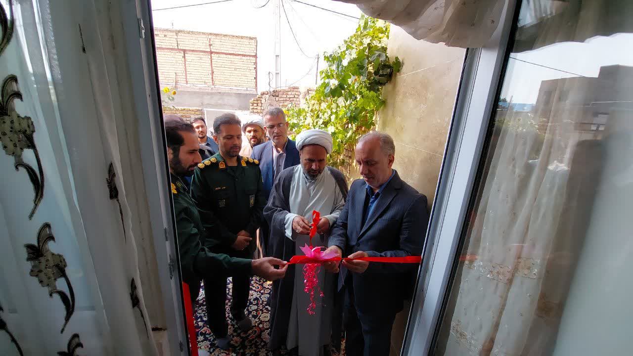 افتتاح و واگذاری مسکن ولی‌نعمتان در روستای شید اصفهان اقبالیه قزوین