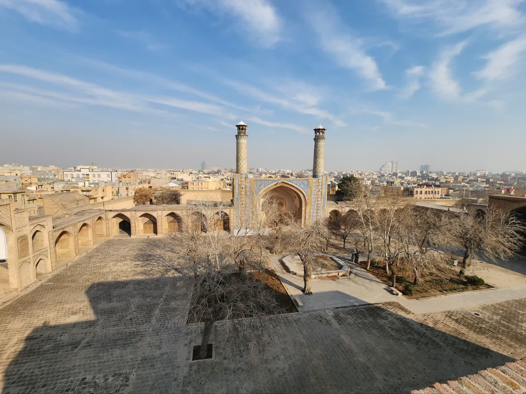 تداوم مرمت مسجد جامع عتیق قزوین