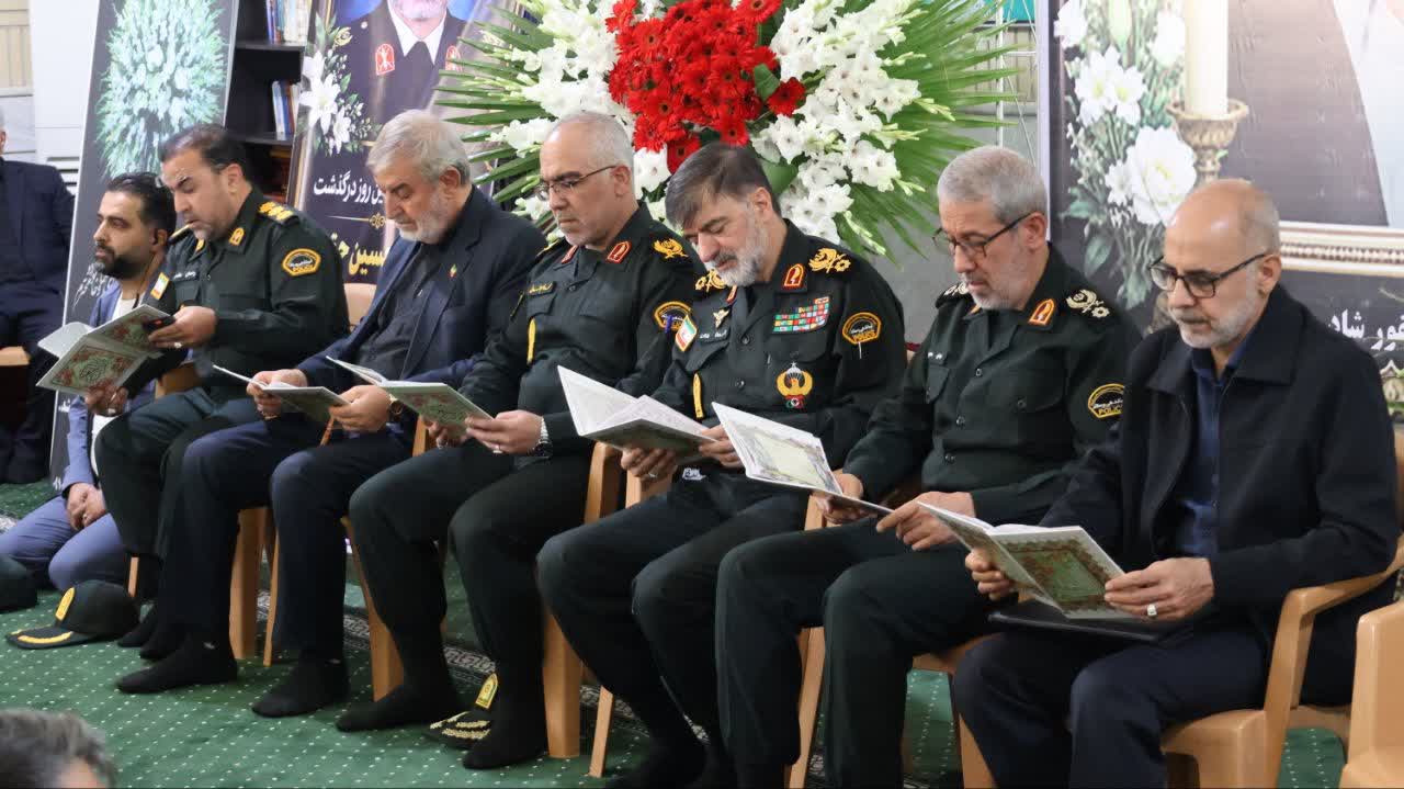 حضور سردار رادان در مراسم بزرگداشت غلامحسین حق‌جو