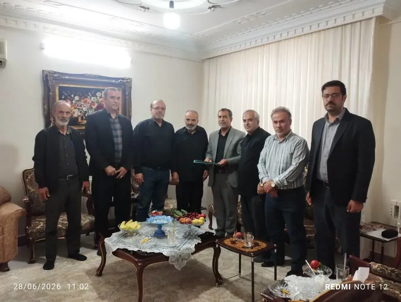 تجلیل از پیشکسوت شرکت آب و فاضلاب بویین‌زهرا در قالب طرح تکریم بازنشستگان