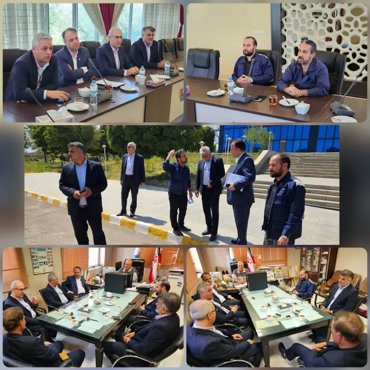 بازدید مدیران‌کل تعاون، کار و تأمین اجتماعی قزوین از واحدهای صنعتی بوئین‌زهرا