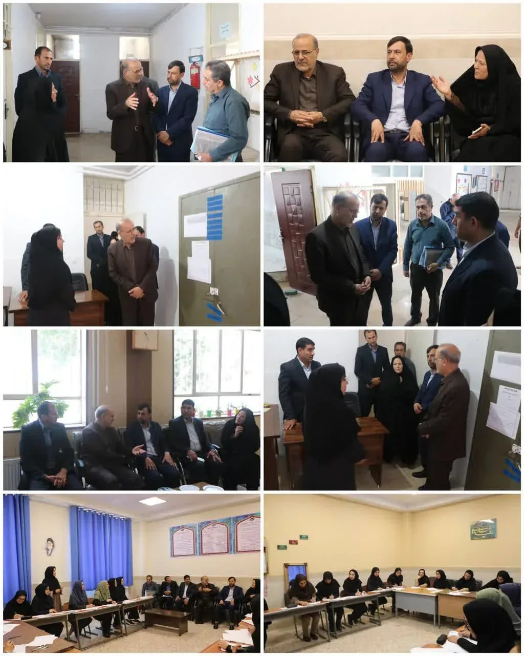 بازدید معاون وزیر آموزش و پرورش از روند تصحیح و بارگذاری امتحانات نهایی در آبیک.
