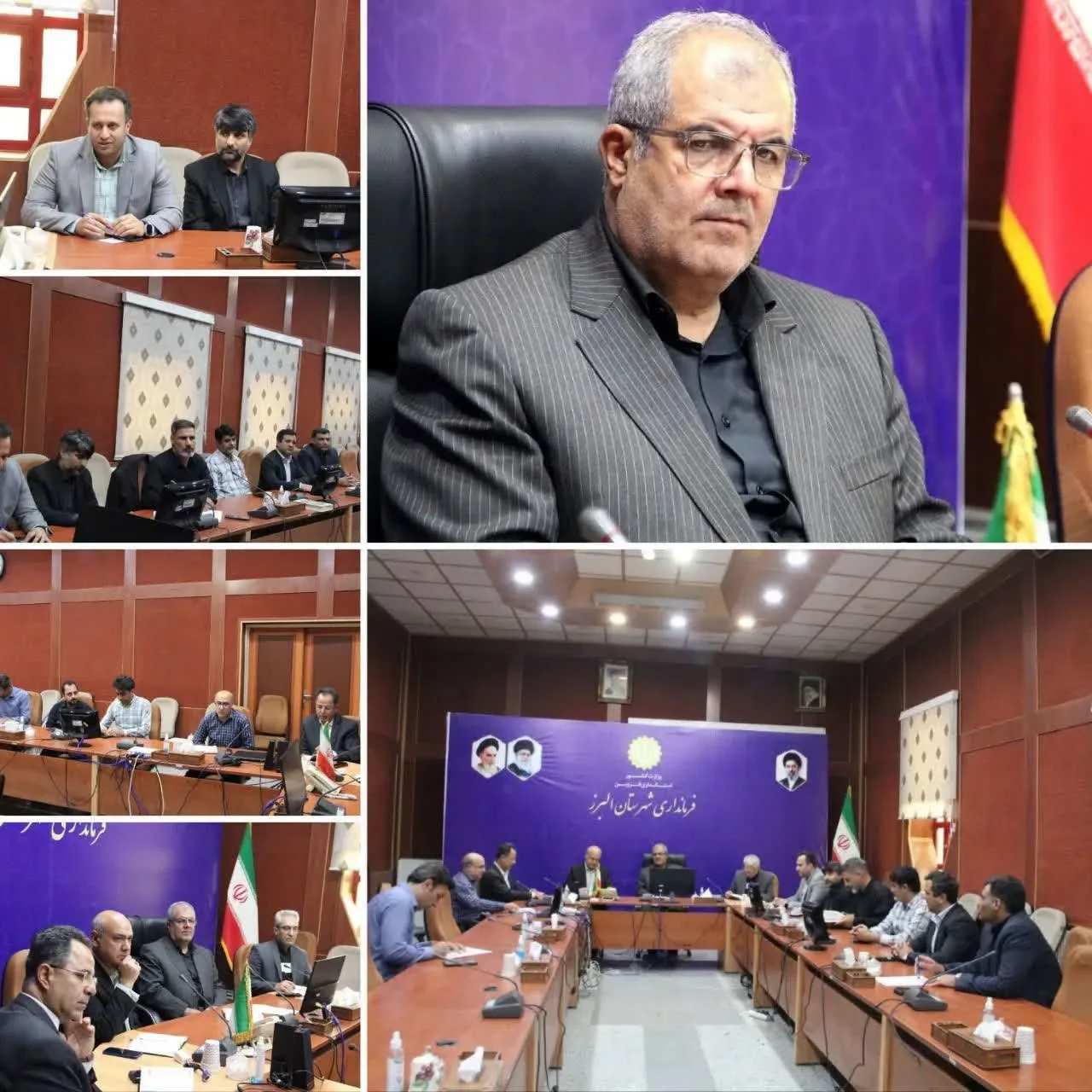 بررسی مشکلات سه واحد صنعتی در کارگروه تسهیل و رفع موانع تولید شهرستان البرز