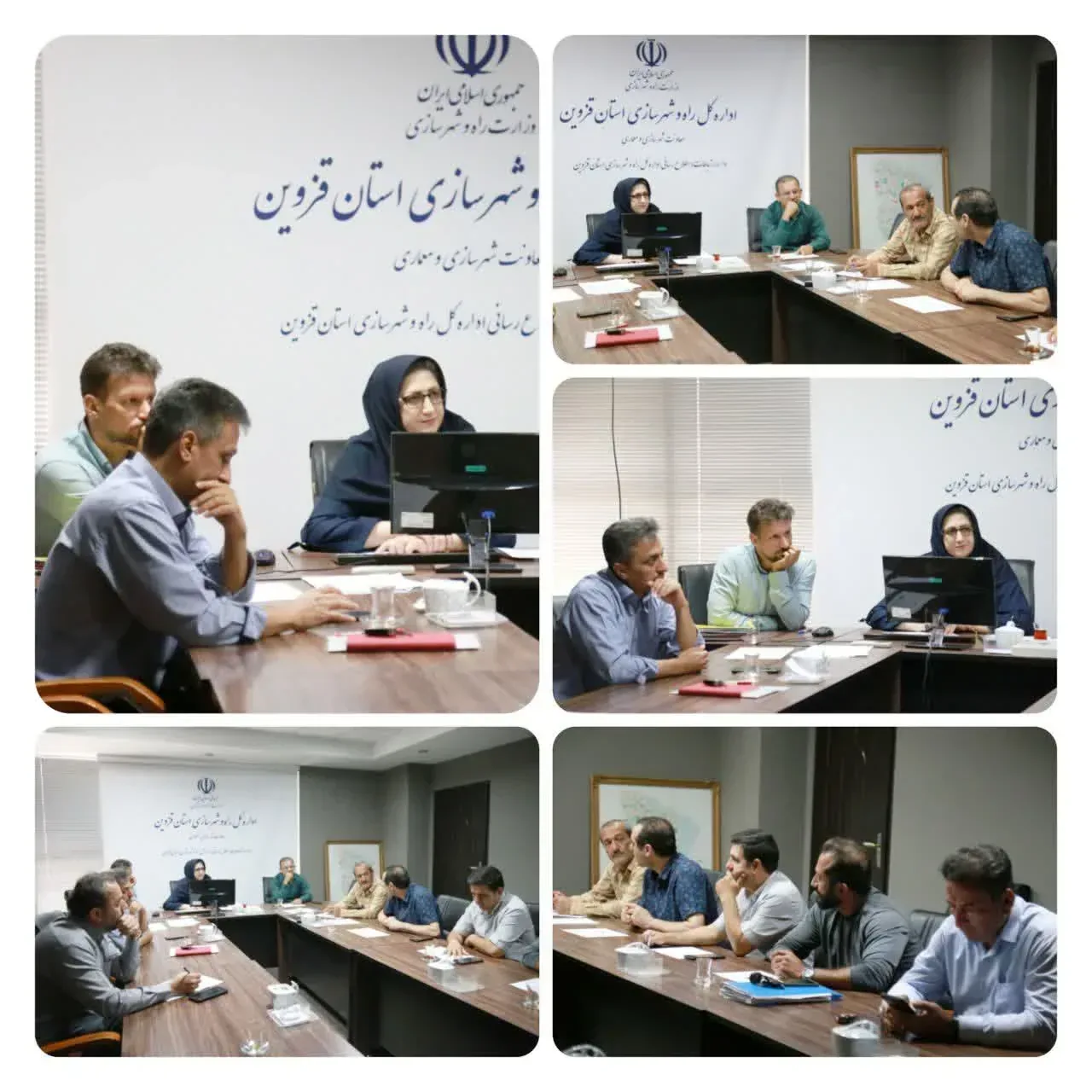 بررسی پرونده‌های شهرسازی ۶ شهر استان قزوین در کمیته فنی کمیسیون ماده ۵