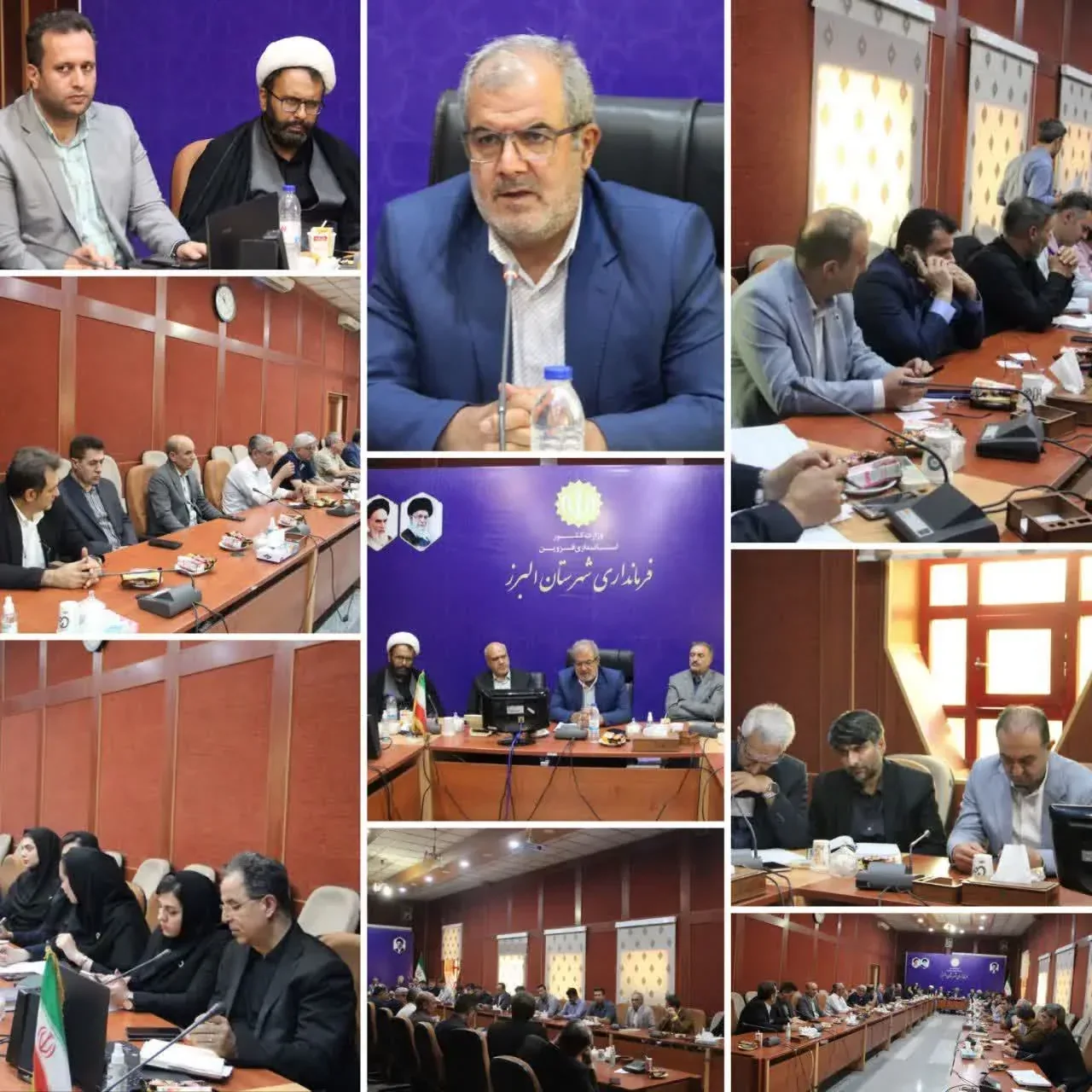 بررسی مشکلات صنعتگران و تولیدکنندگان در نشست هم‌اندیشی فرماندار شهرستان البرز