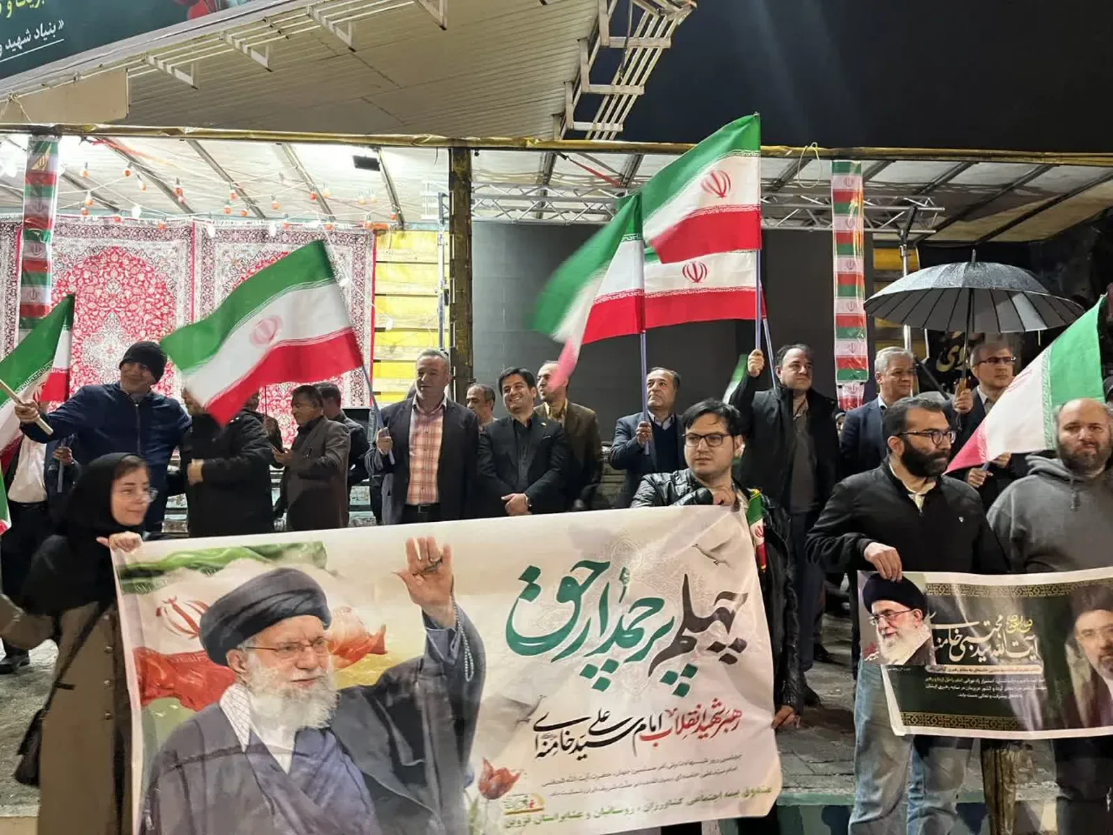 اجتماع کارکنان تأمین اجتماعی قزوین در حمایت از آرمان‌های انقلاب اسلامی و شهدای جنگ رمضان