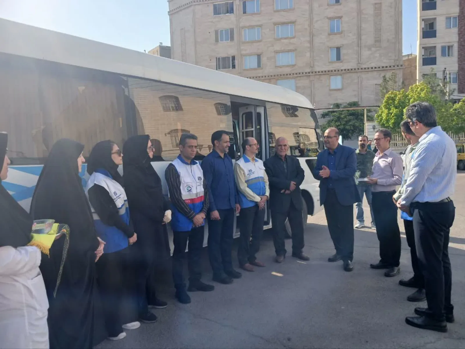 اعزام تیم کارشناسان بیماری‌های واگیر دانشگاه علوم پزشکی قزوین به مرز مهران برای خدمت‌رسانی به زائران اربعین