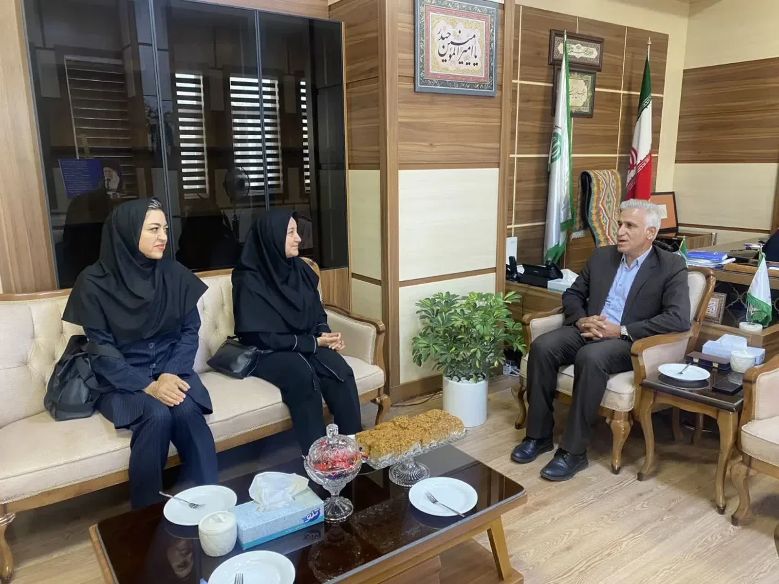 مدیرکل استاندارد قزوین با سرپرست جدید دیوان محاسبات استان دیدار کرد
