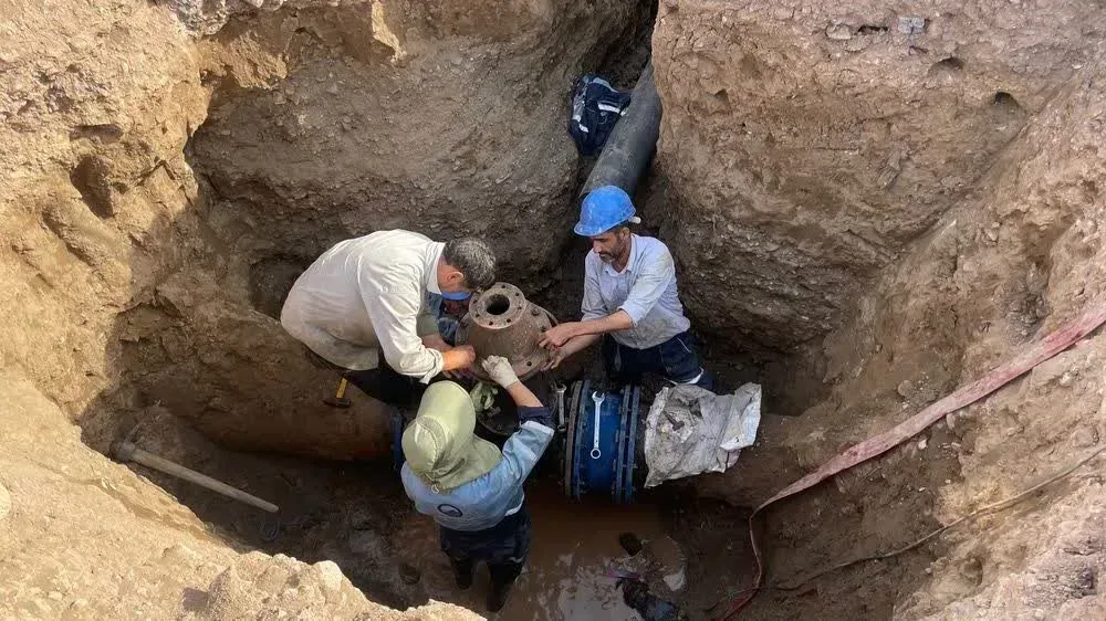 مشکل آب شرب ۱۰ هزار نفر از ساکنان شهرک بهارستان قزوین رفع شد