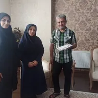 دیدار مدیرکل ثبت احوال قزوین با خانواده شهید محسن زرینی
