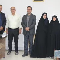 دیدار مسئول امور شاهد دانشگاه با رئیس بنیاد شهید قزوین