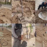 توسعه شبکه آبیاری قطره‌ای در بوستان خلیج فارس
