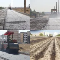 تکمیل عملیات آسفالت مسیر دسترسی بلوار شهید بابایی